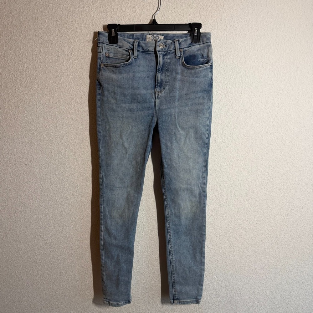 Free People x We The Free Stove Pipe Out West Jeans Womensโ 29 Blue Denim Cotton